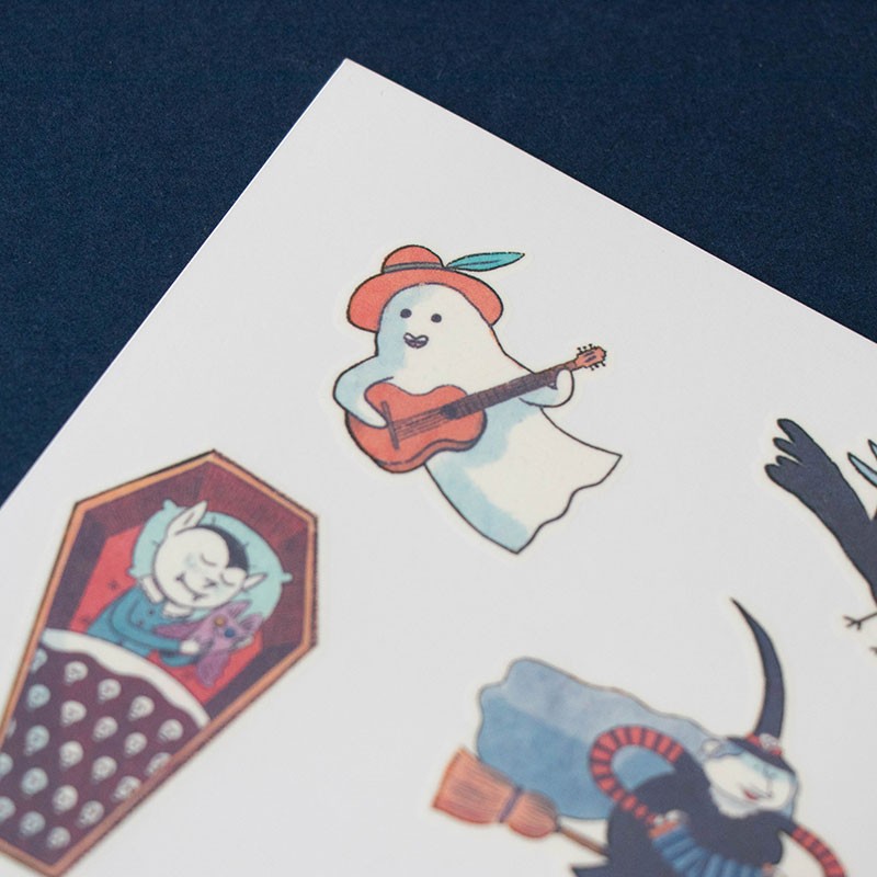 Calcomanies de monstres i fantasmes